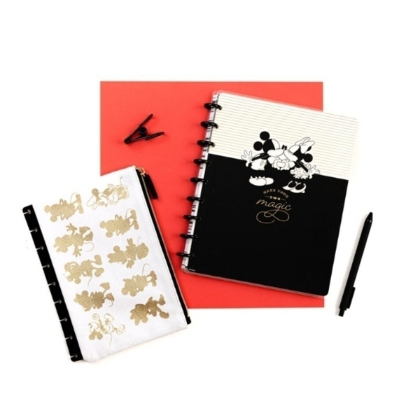 Disney Minnie and Mickey Notebook and Pouch Kit - Picture 4 of 11